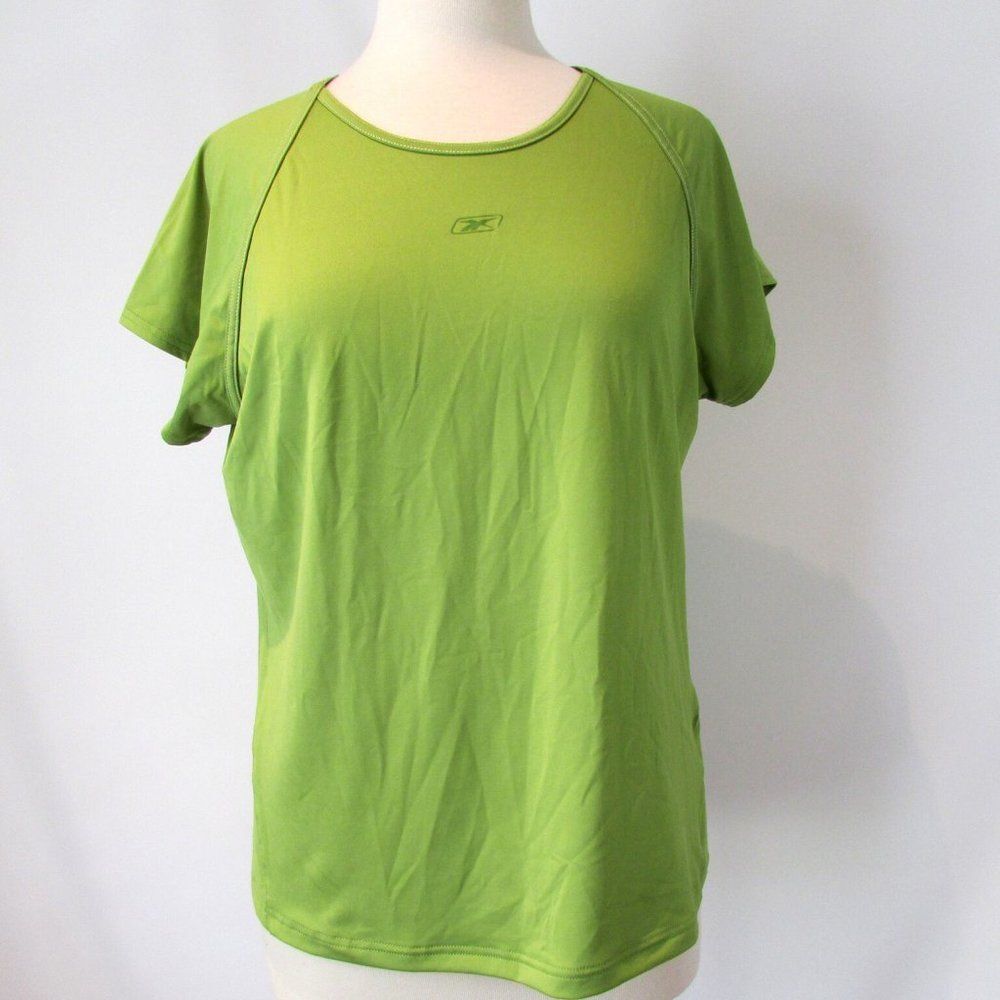 Reebok Play Dry T-Shirt size Large Green